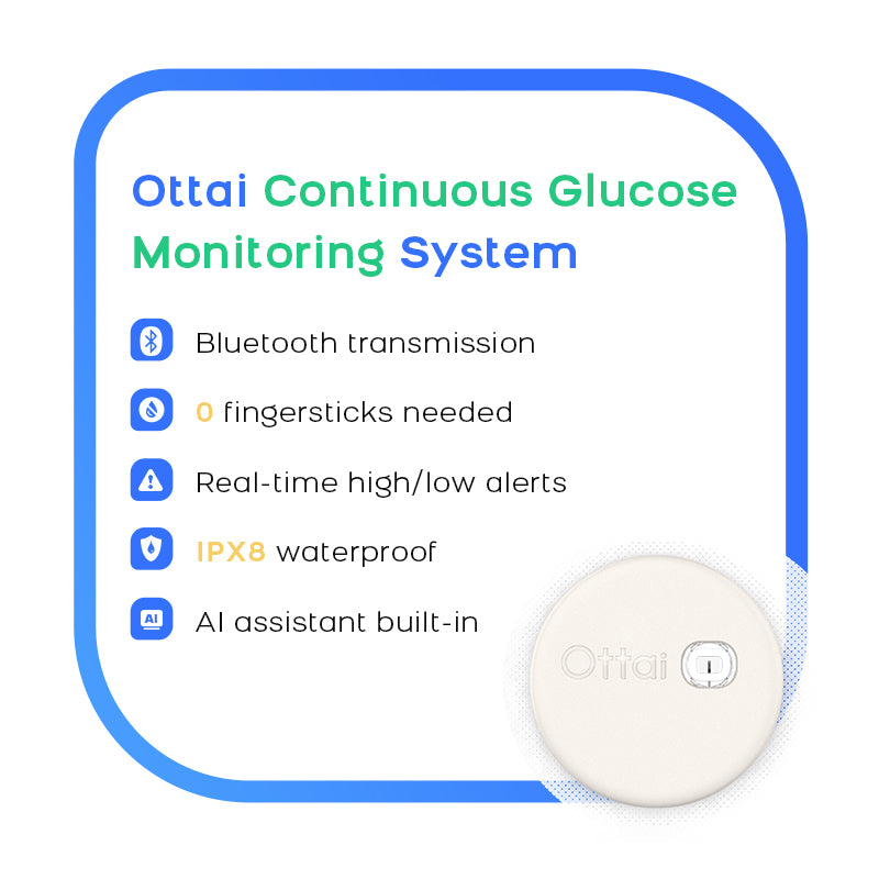 ระบบตรวจวัดระดับน้ำตาลในเลือดอย่างต่อเนื่องของ Ottai
