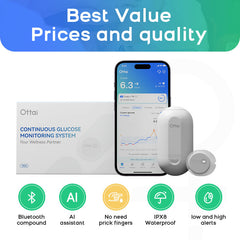 การซื้อระบบตรวจติดตามระดับน้ำตาลในเลือดอย่างต่อเนื่องของ Ottai เป็นจำนวนมาก