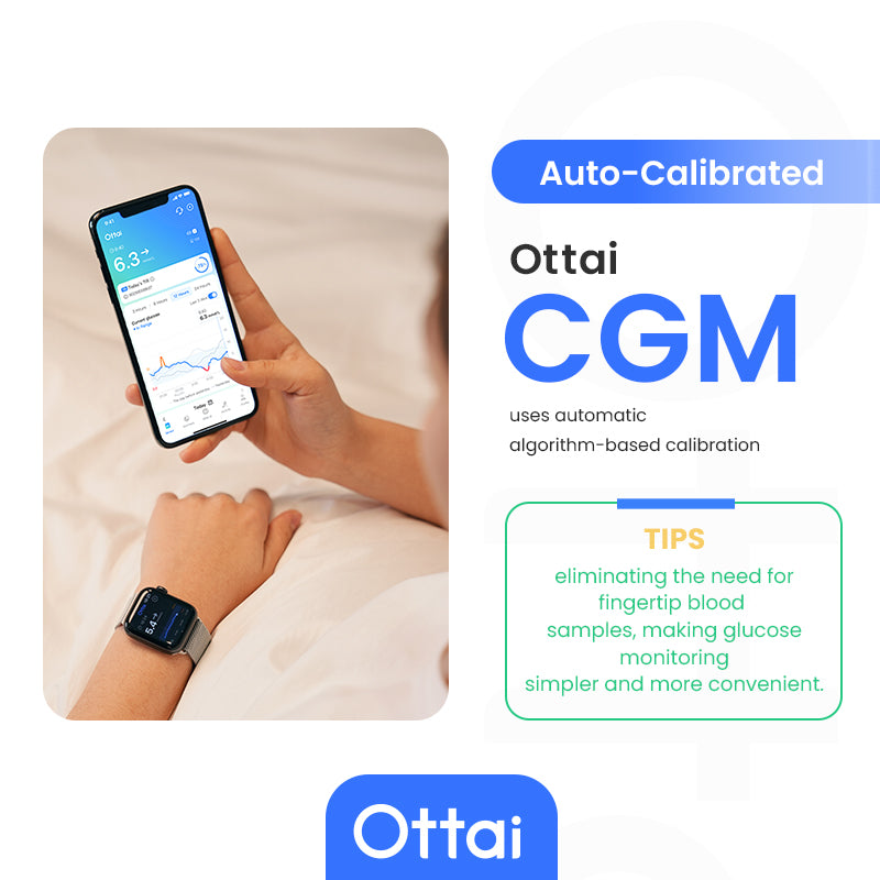 ระบบตรวจวัดระดับน้ำตาลในเลือดอย่างต่อเนื่องของ Ottai